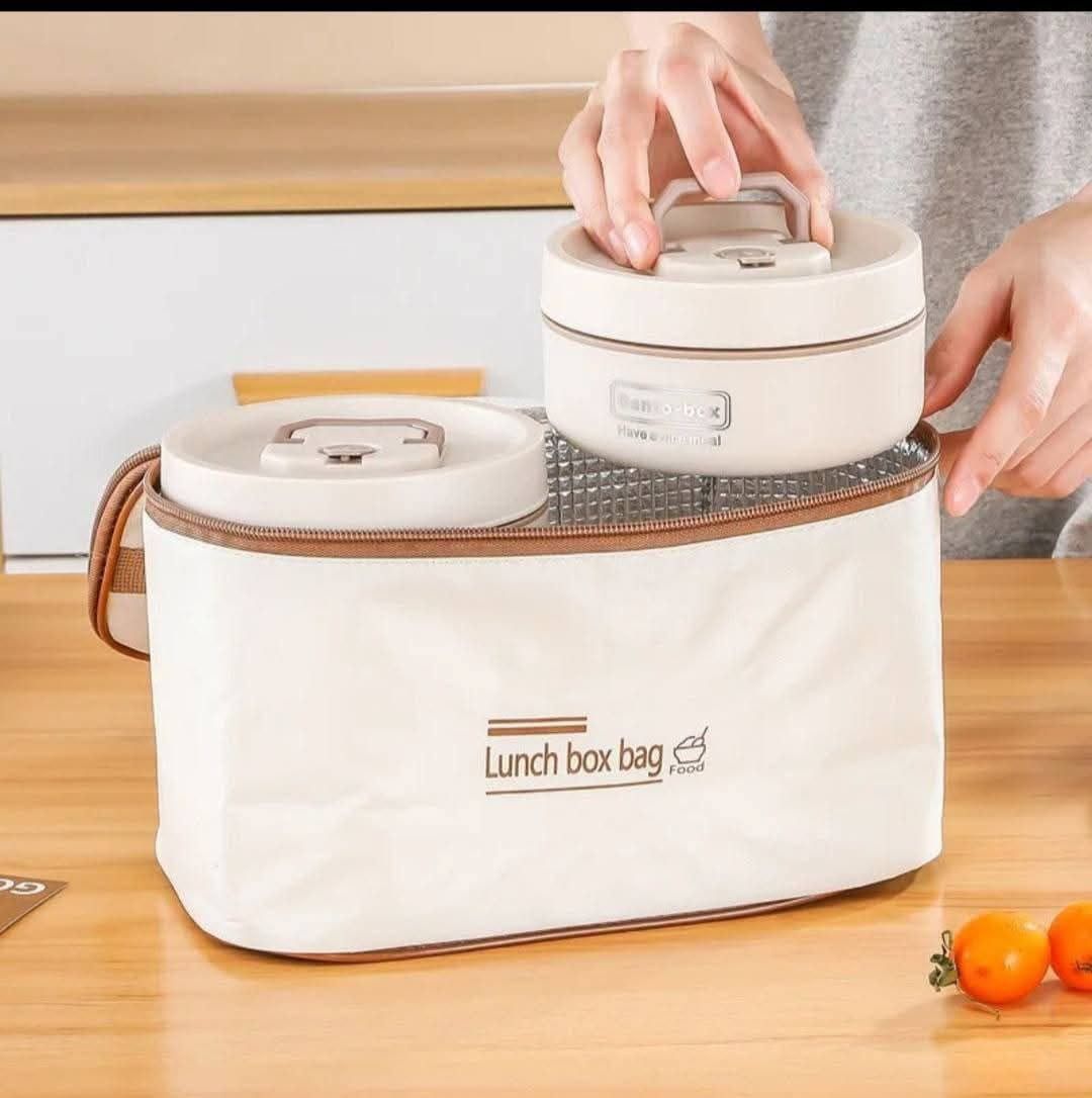 لانش بوكس ٤×١ +شنطه حراريه