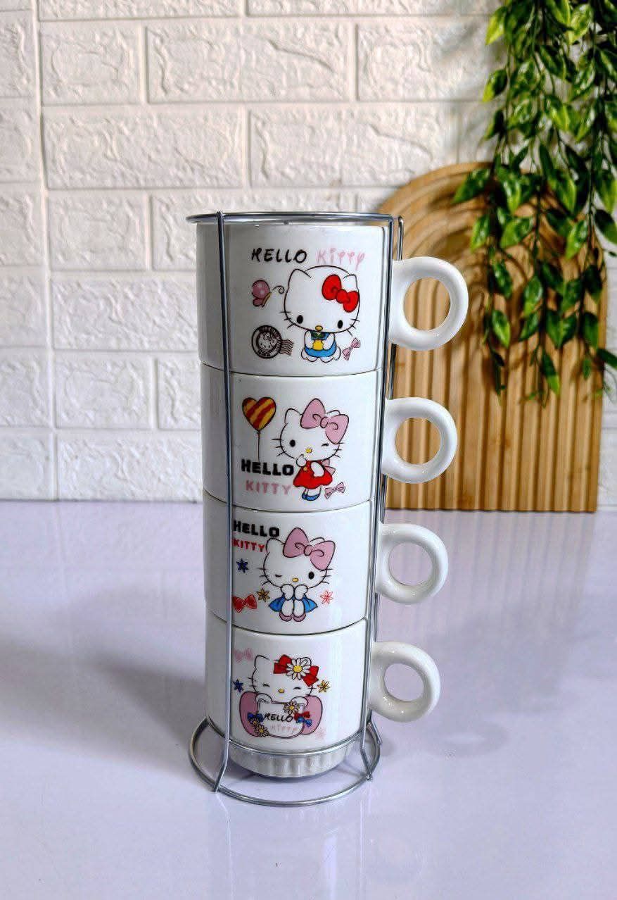 ٤ مج خزف علي حامل