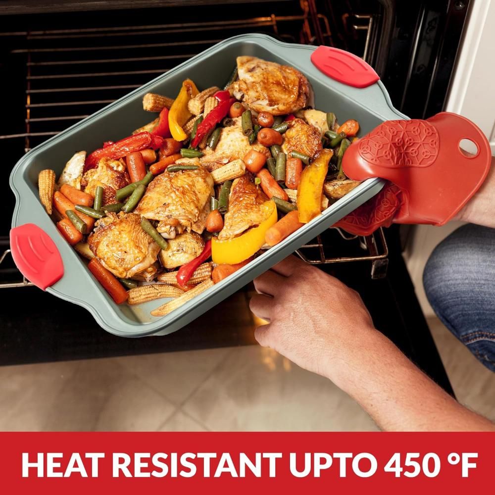 صنيه تيفال بمقبض سيلكون ك