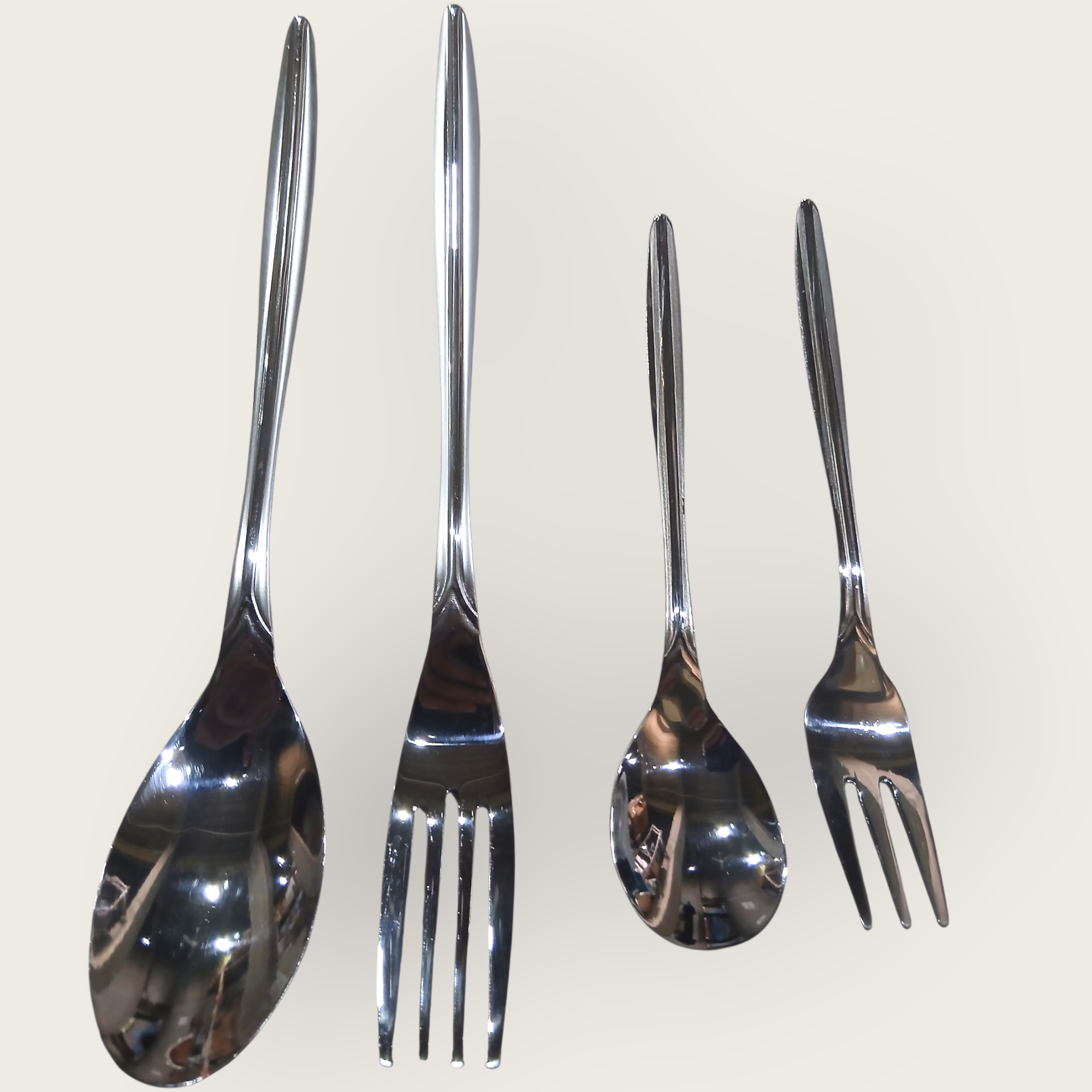 🍴ط معالق فضي لوكس علي المغناطيس