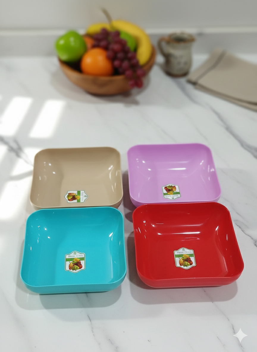 بوله بلاستك مربعه وسط