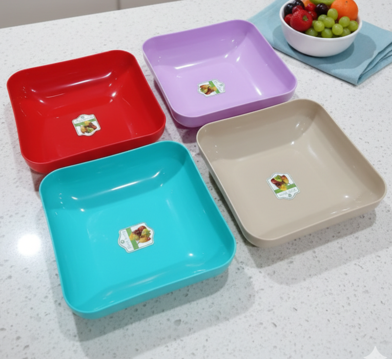 بوله بلاستك مربعه وسط