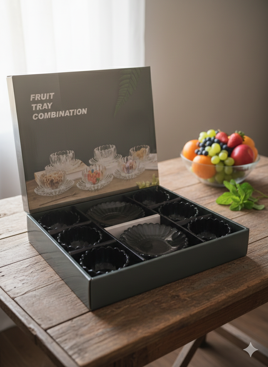 طقم خشاف زجاج ٦×١