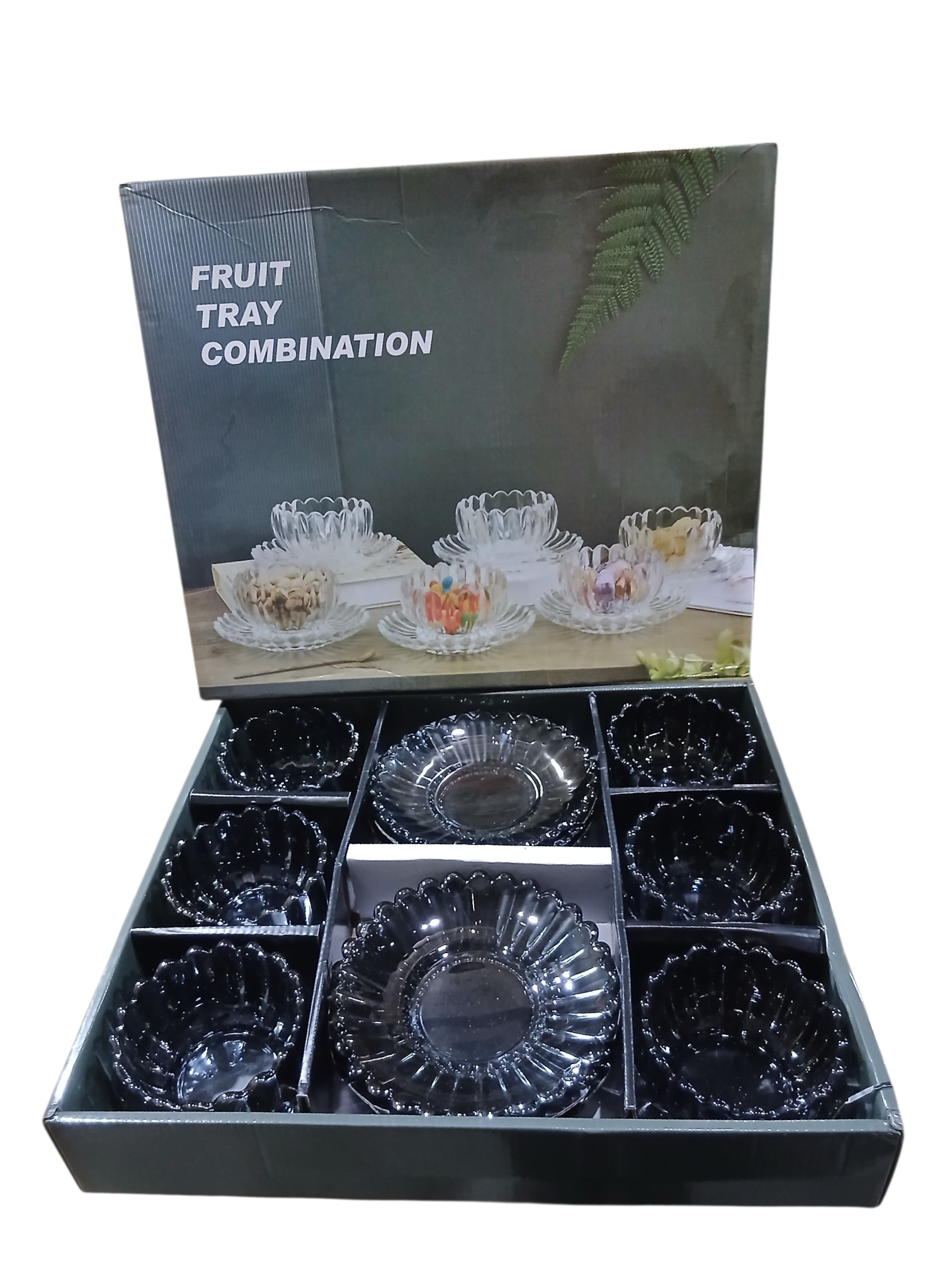 طقم خشاف زجاج ٦×١