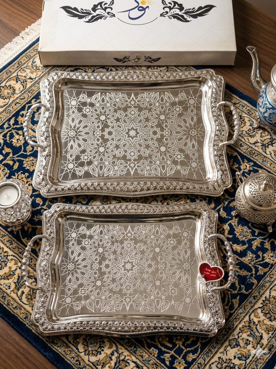 ط صينيه فضى 2*1 الاصلى