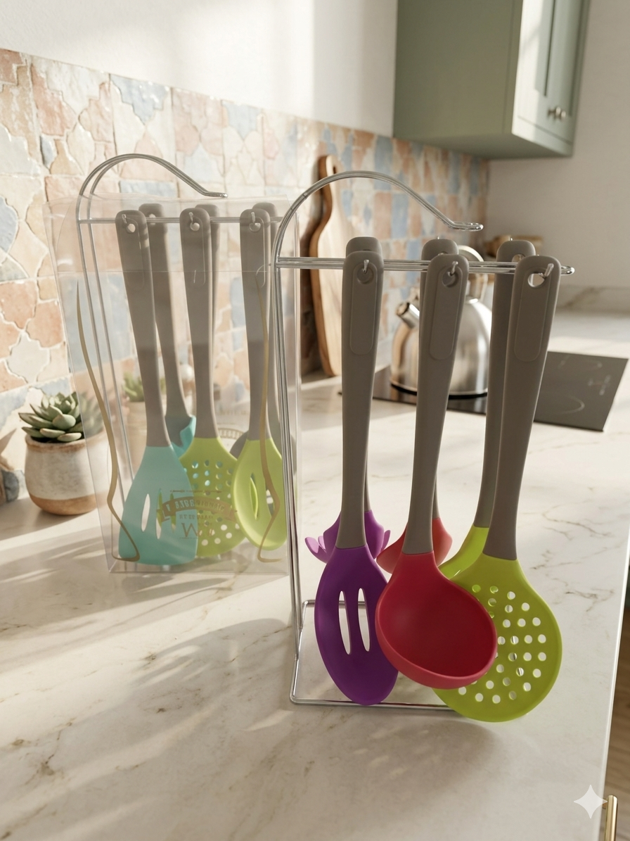 ط توزيع سيلكون يد عاج علبه شفاف