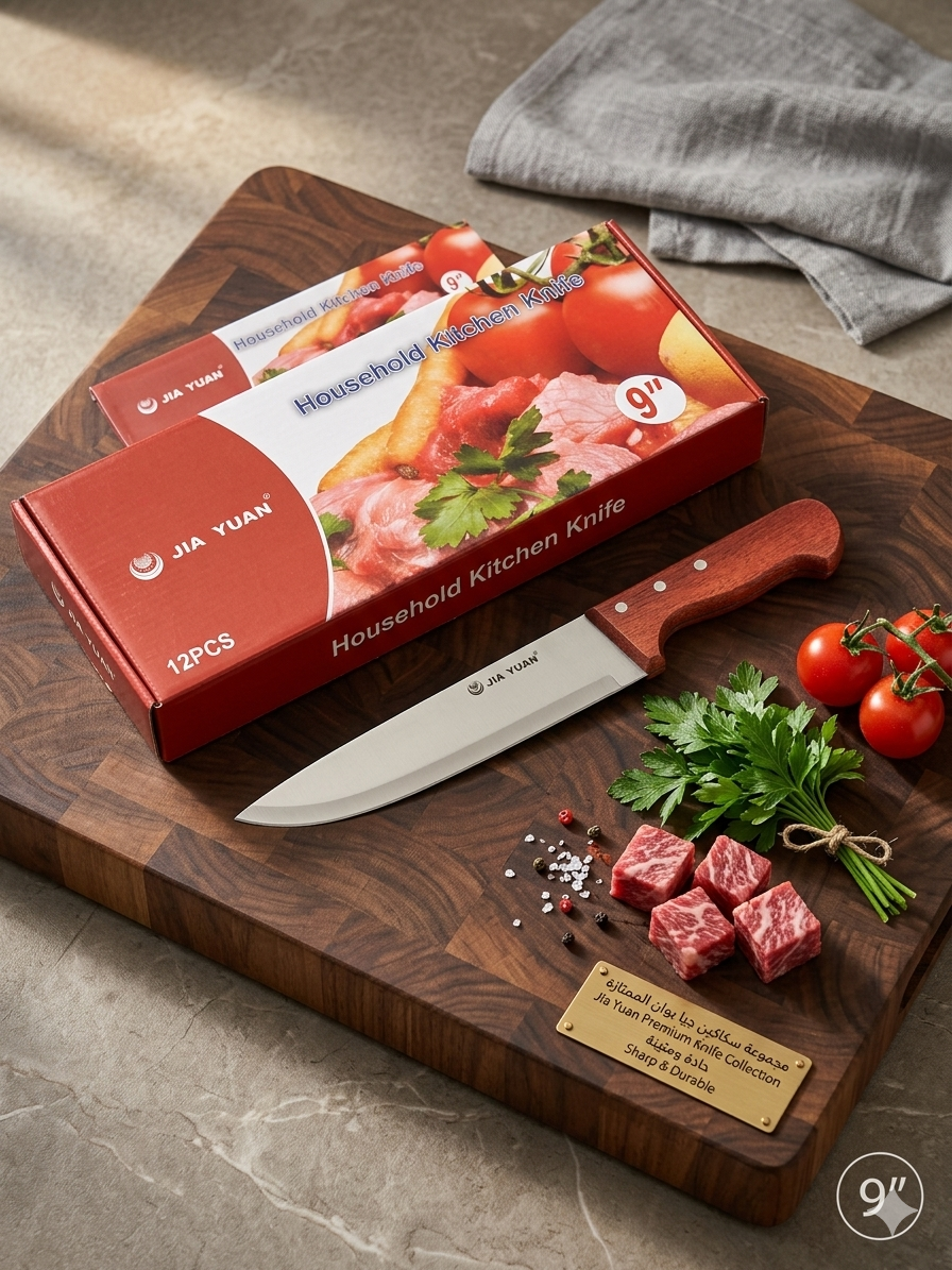 سكينه يد خشب عريضه مقاس وسط