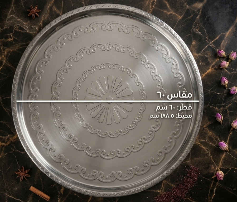 صنيه فطار استاليس مقاس 60