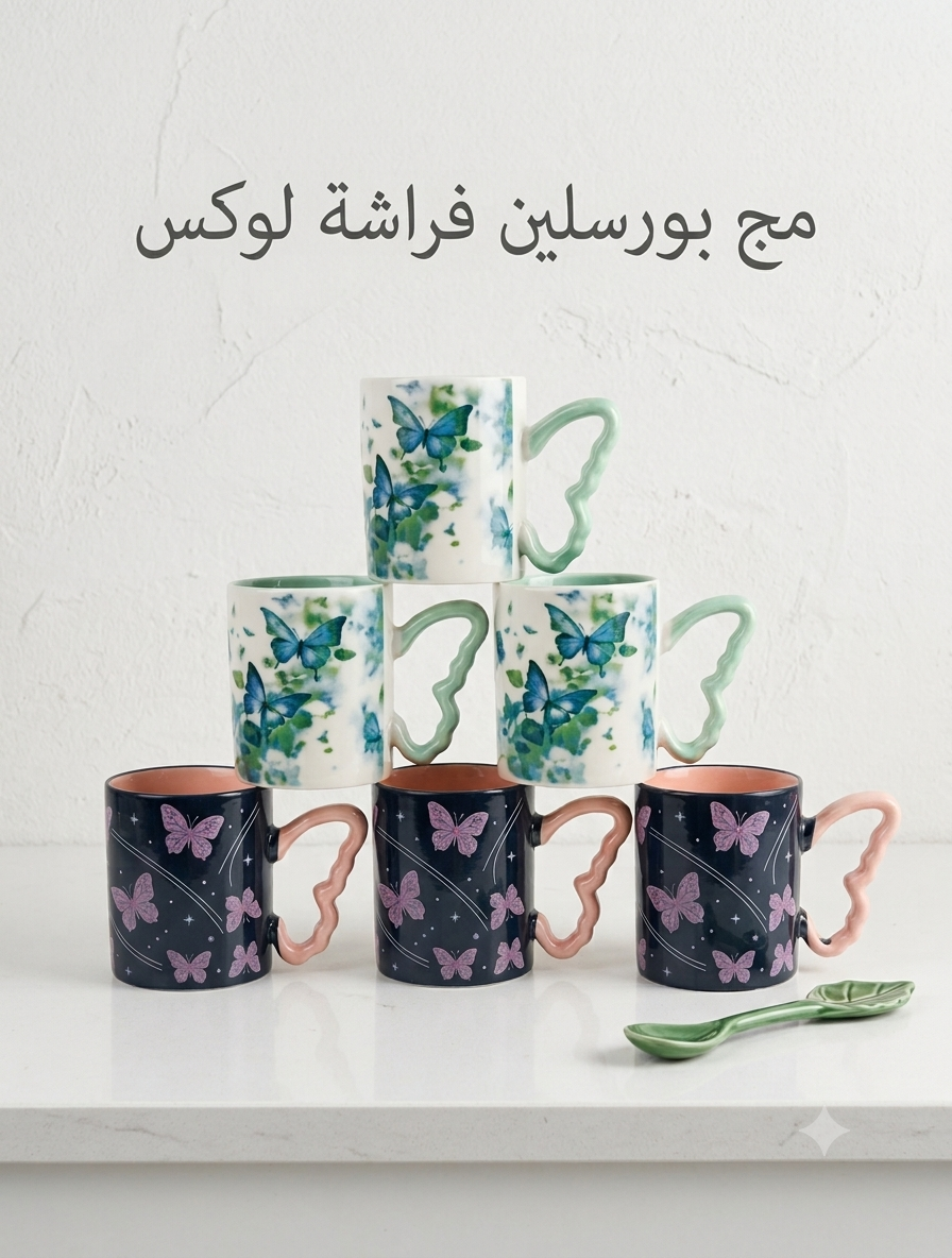 مج بورسلين فراشه ك لوكس