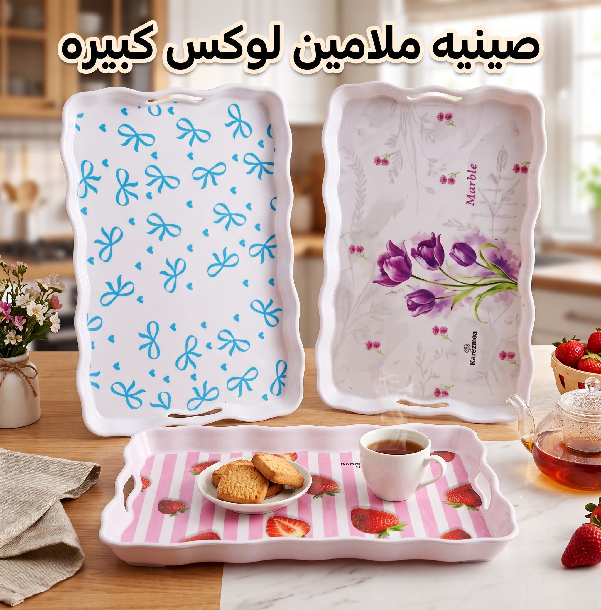 صنيه ميلامين مستطيله ك
