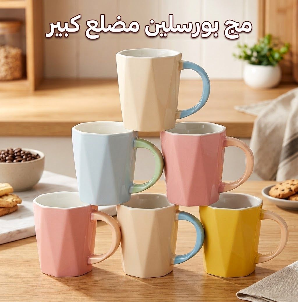 مج بورسلين مضلع ك